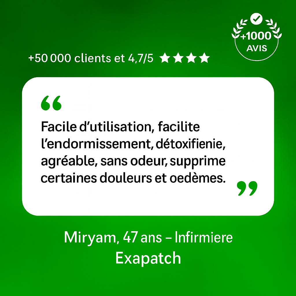 Patchs Détox Pieds Naturels - Exapatch - Patchs Détox Pieds GONEGO