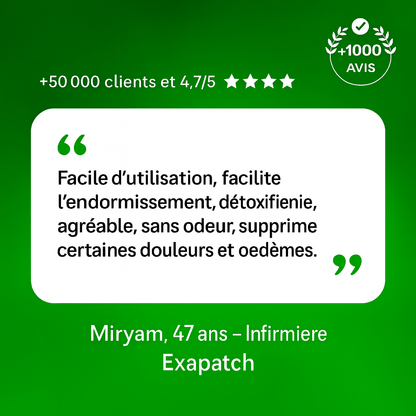Patchs Détox Pieds Naturels - Exapatch - Patchs Détox Pieds GONEGO
