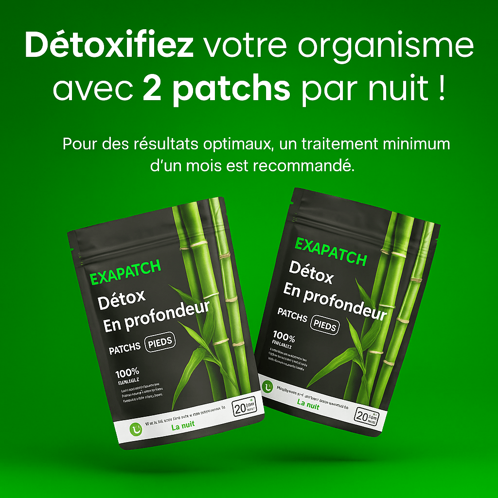 Patchs Détox Pieds Naturels - Exapatch - Patchs Détox Pieds GONEGO